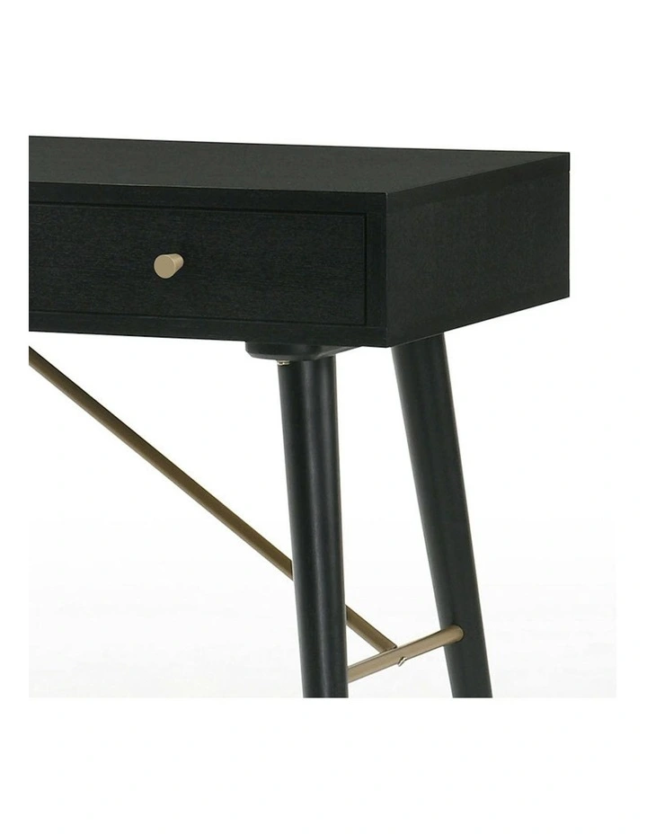 RANIA Study Desk Console 120cm - Black Ash image 6