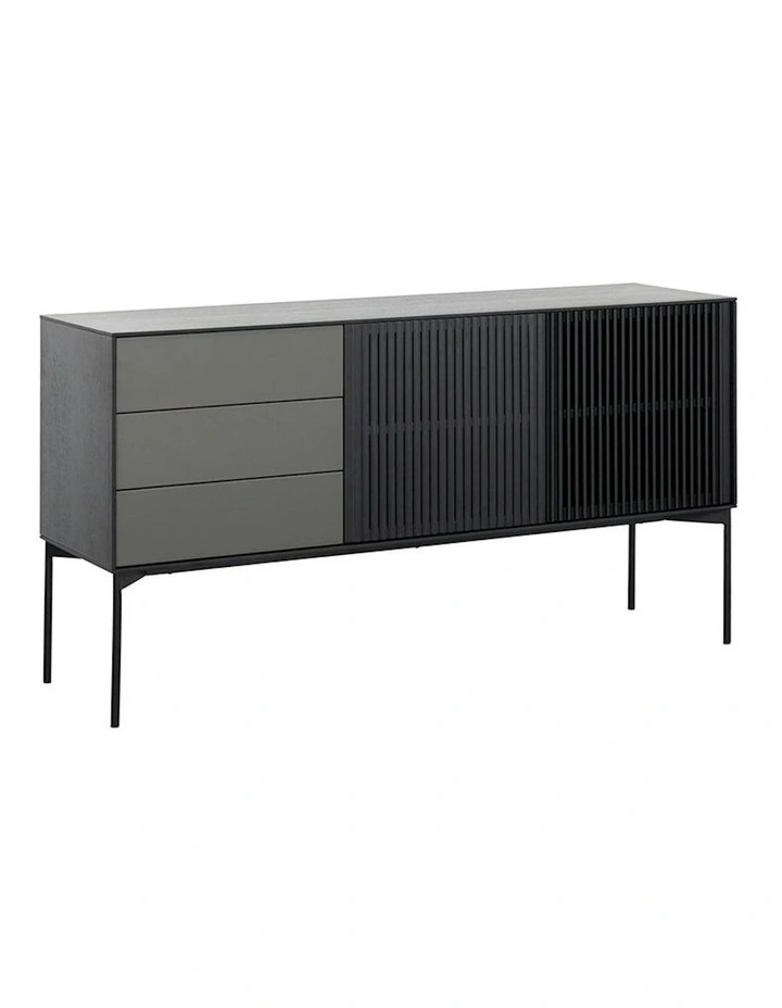 SEGAN Sideboard Buffet 160cm - Black & Grey image 1