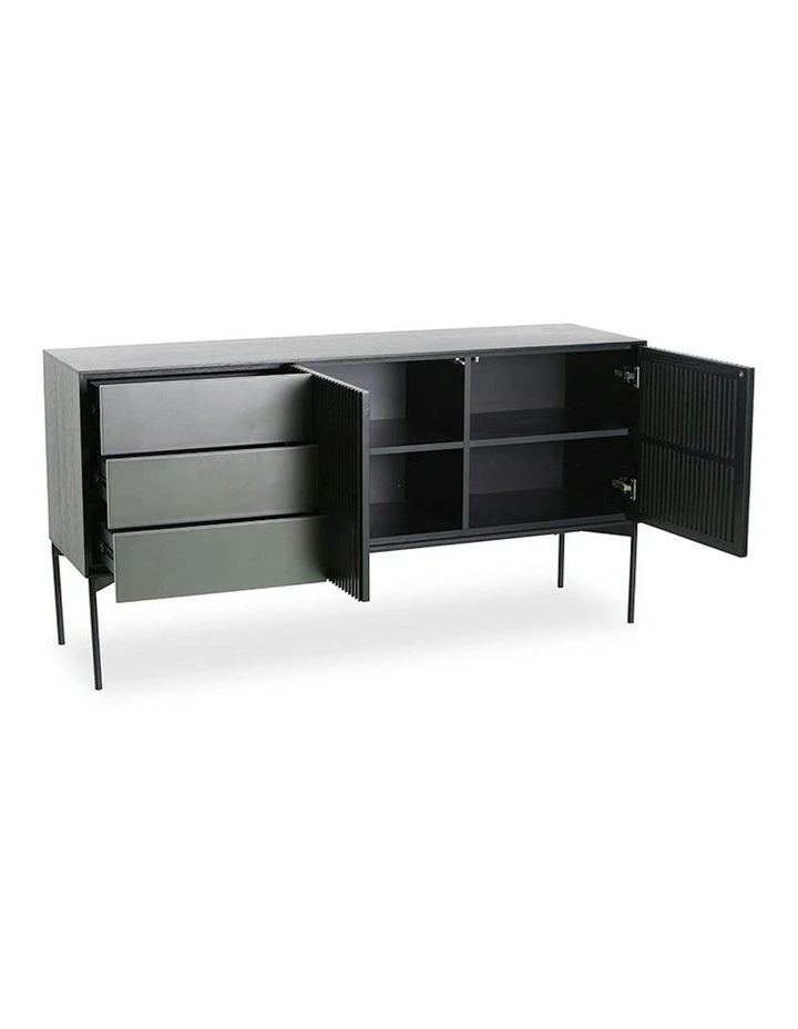SEGAN Sideboard Buffet 160cm - Black & Grey image 6