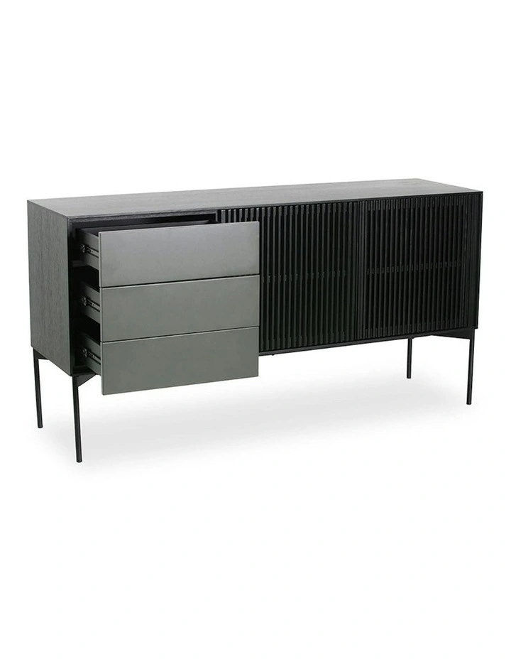 SEGAN Sideboard Buffet 160cm - Black & Grey image 7