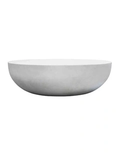 ROCCO Indoor & Outdoor Coffee Table 100cm - White Concrete