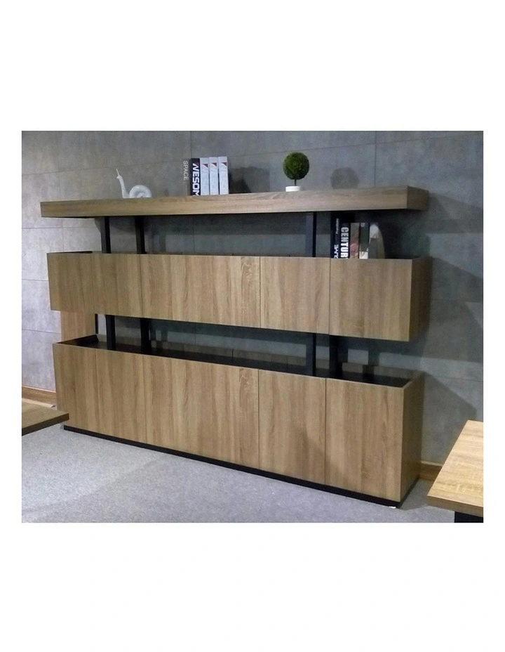 TRIBECA Display Unit 200cm - Warm Oak image 5