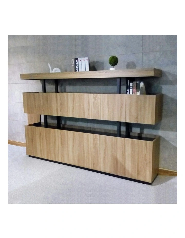 TRIBECA Display Unit 200cm - Warm Oak image 6