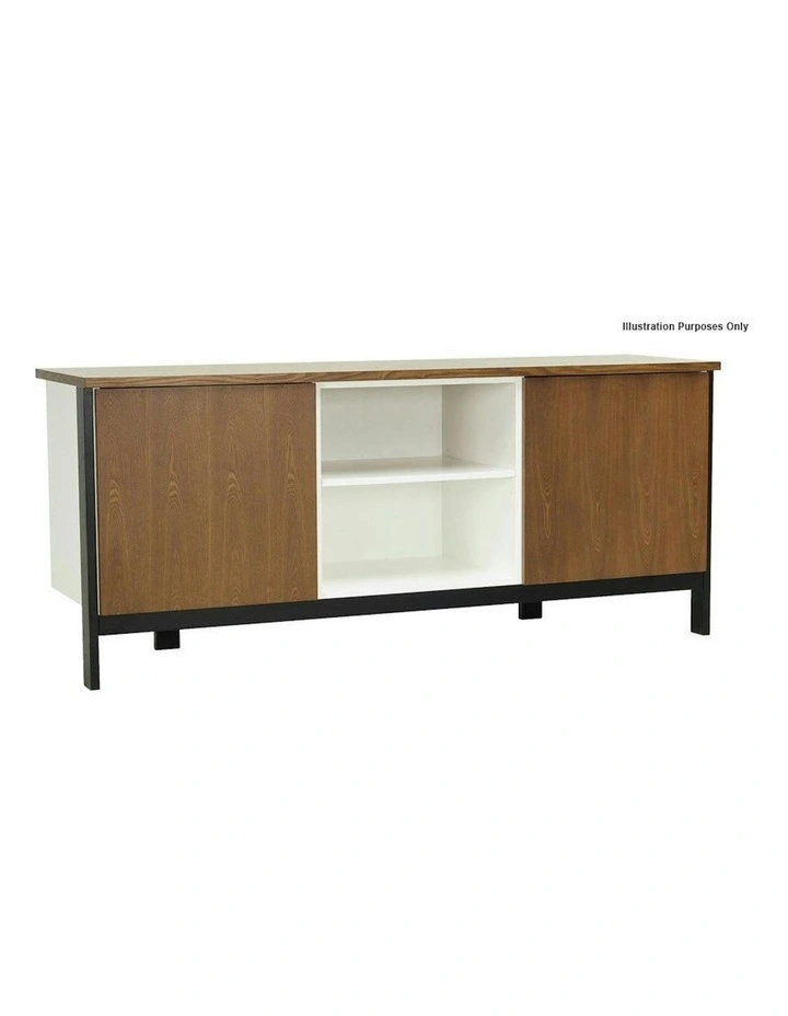 JARVY Sideboard Buffet 186cm - Natural & Grey image 5