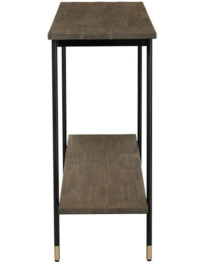 HAMILTON Console Table Solid Acacia Wood 140cm - Toffee image 5