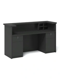 KENTO Pedestal Drawer Unit Storage Cabinet - Black