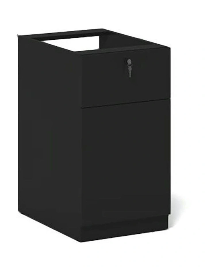 KENTO Pedestal Drawer Unit Storage Cabinet - Black image 3
