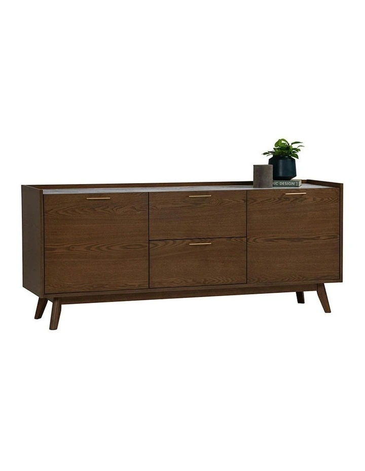 BREDA Sideboard Buffet 160cm - Walnut image 5