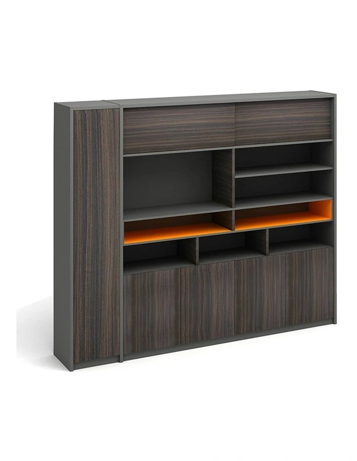RADDIX Display Unit 240cm - Brown image 1