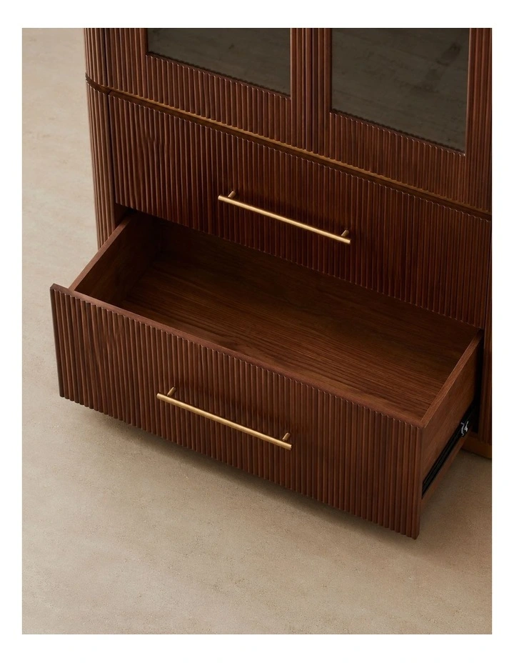 San Pierre II Walnut Veneer High Cabinet image 4