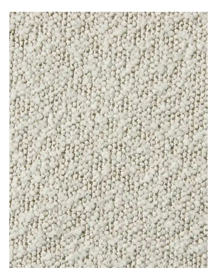Milana Snow White Boucle Dining Chair - Brushed Bronze Legs image 3