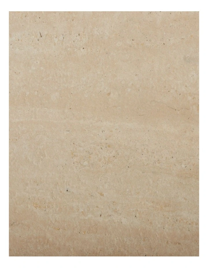 San Pierre Walnut Veneer Entertainment Unit with Travertine Finish Sintered Stone Top image 6