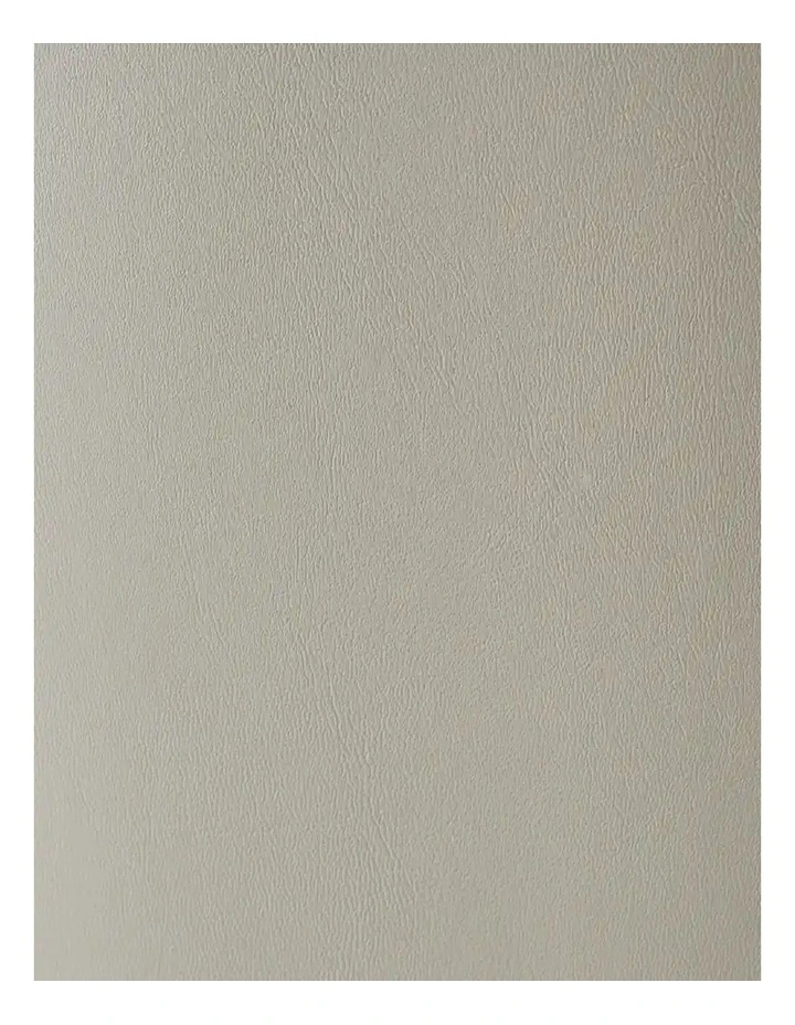 Saxon II Cloud Grey Vegan Leather Bar Stool image 4