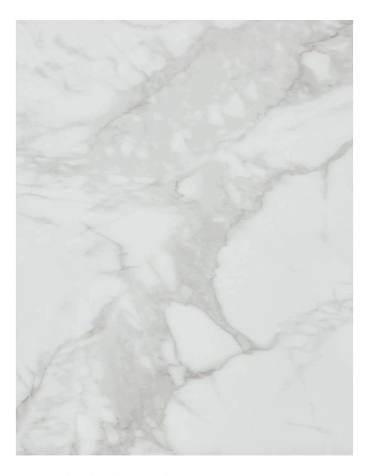 Vania Brushed Bronze Dining Table with Statuario White Sintered Stone Top - 268x118cm image 4