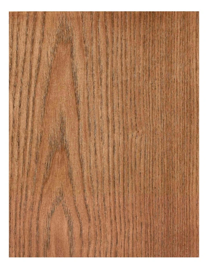 Portobello II Light Brown Ash Veneer Side Table - Pandora Brown Sintered Stone Top image 2