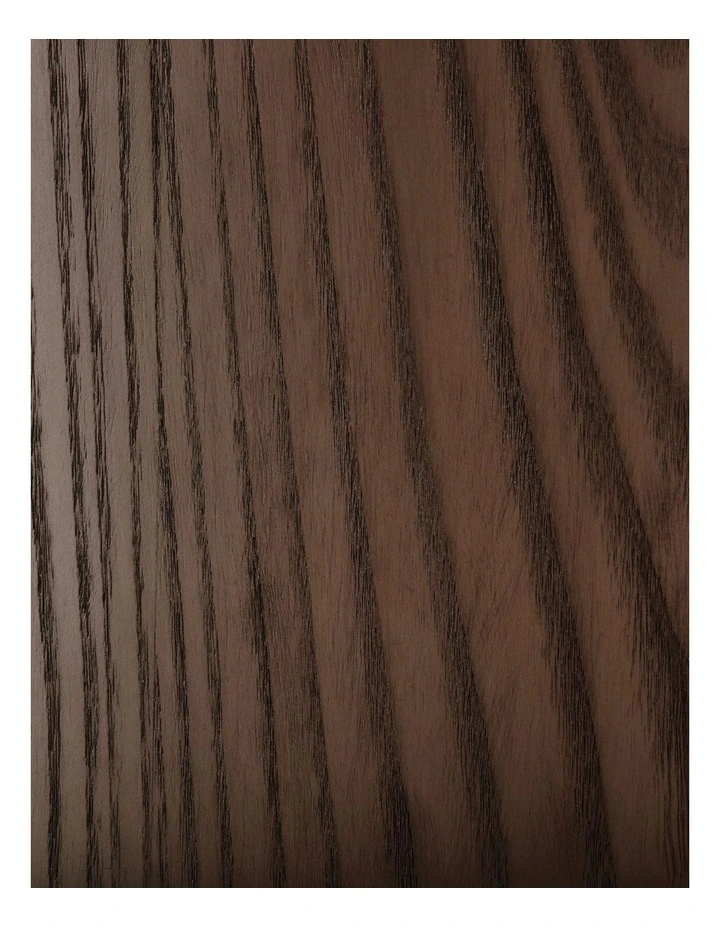 Terzetto Pandora Brown Sintered Stone Desk Table - Dark Brown Ash Legs image 4