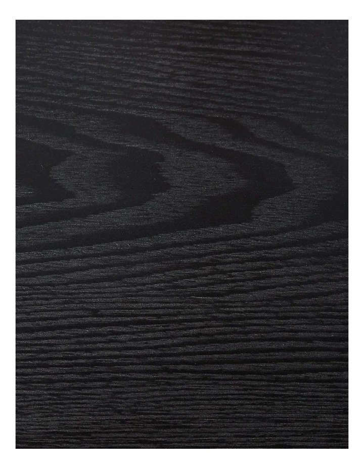 Heinrich Black Wooden Shelf image 4