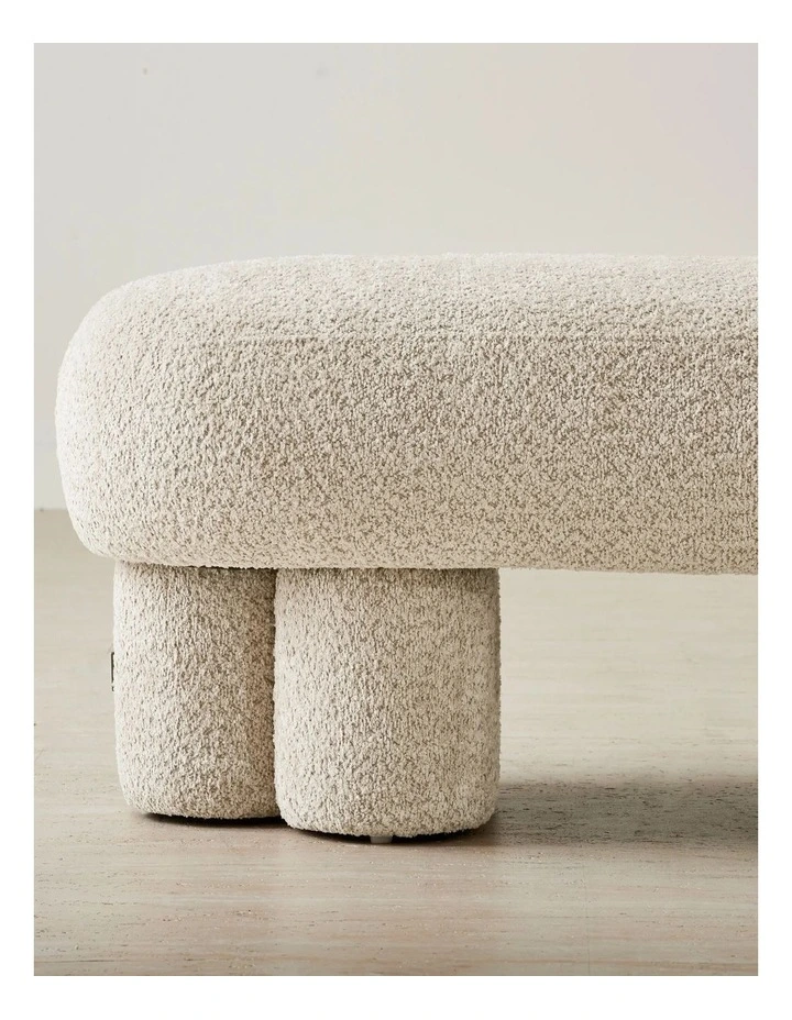 Estelle Stone Cream Ottoman image 2