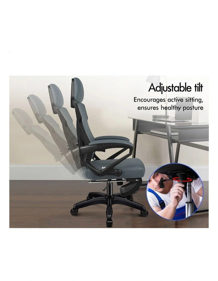 Office Desk Chair Mesh Executive Computer Fabric Seat Recliner Work image 5