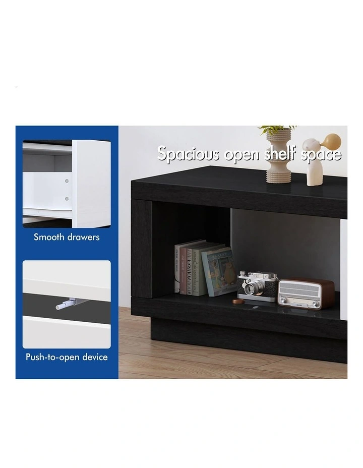 190-280cm Extendable Entertainment Unit TV Cabinet Stand Storage Shelf image 4