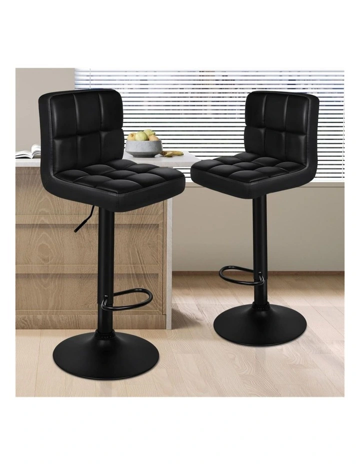 Bar Stools L Shape All Black Ralph x2 image 2