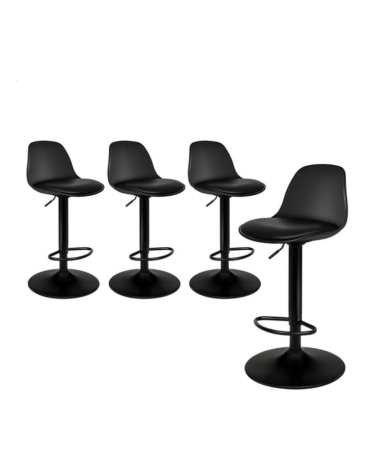 Bar Stools Black X4 image 1
