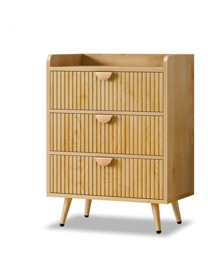 3 Chest of Drawers Modern Storage Cabinet Dresser Tallboy Wood image 1