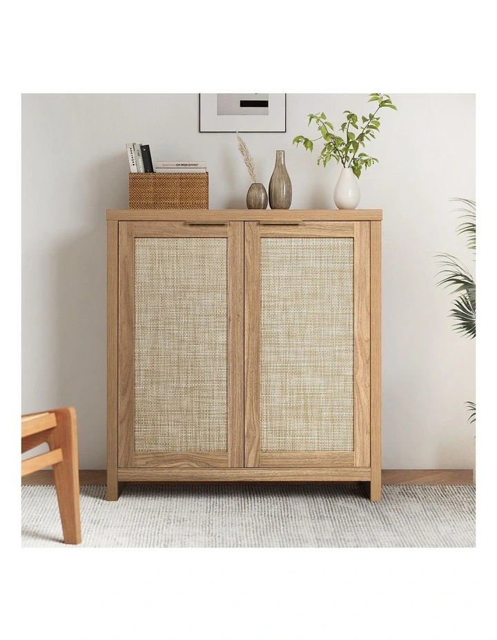 Oikiture Rattan Buffet Sideboard Storage Cabinet image 7