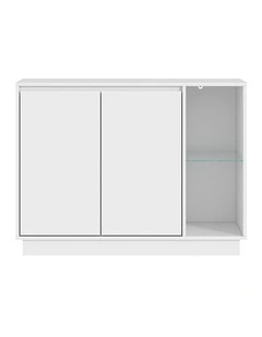 White Buffet Sideboard Storage Cabinet Cupboard Kitchen Hallway Table Doors