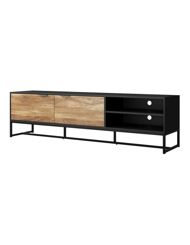 Oikiture TV Cabinet Entertainment Unit Stand Storage Shelves 180cm image 1