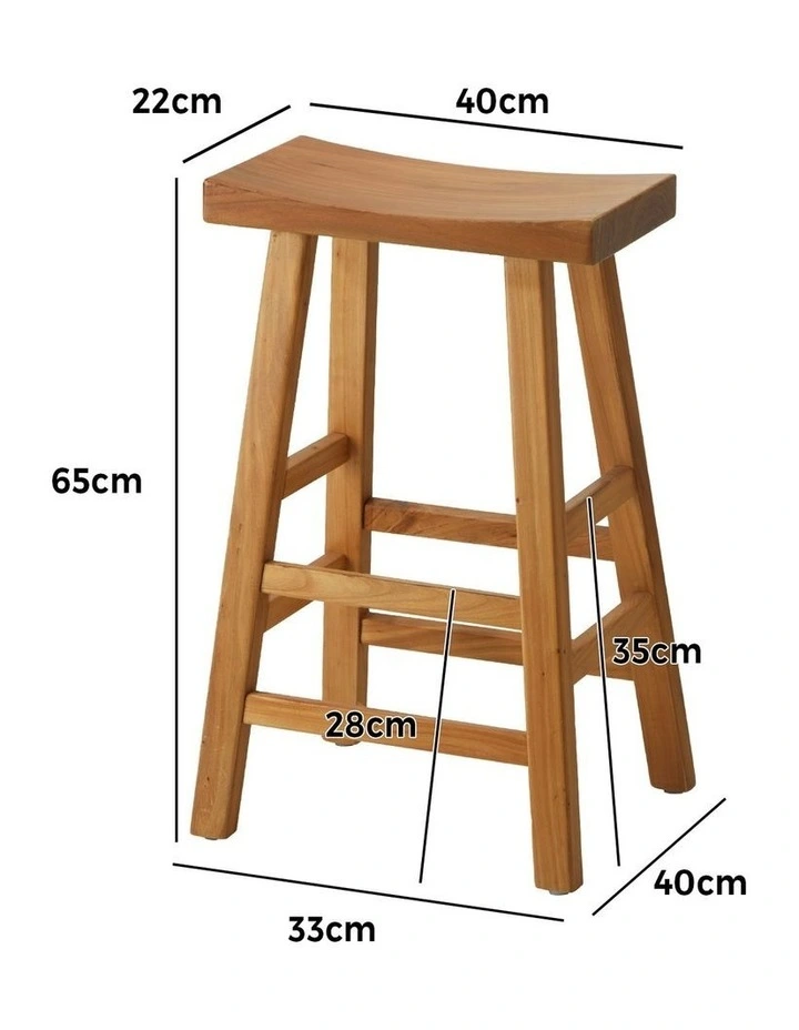 Oikiture Bar Stools 2X image 3