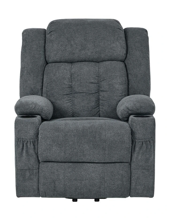 Oikiture Recliner Chair Electric Lift Heated Massage Armchair wtih 2 Charge ports image 2