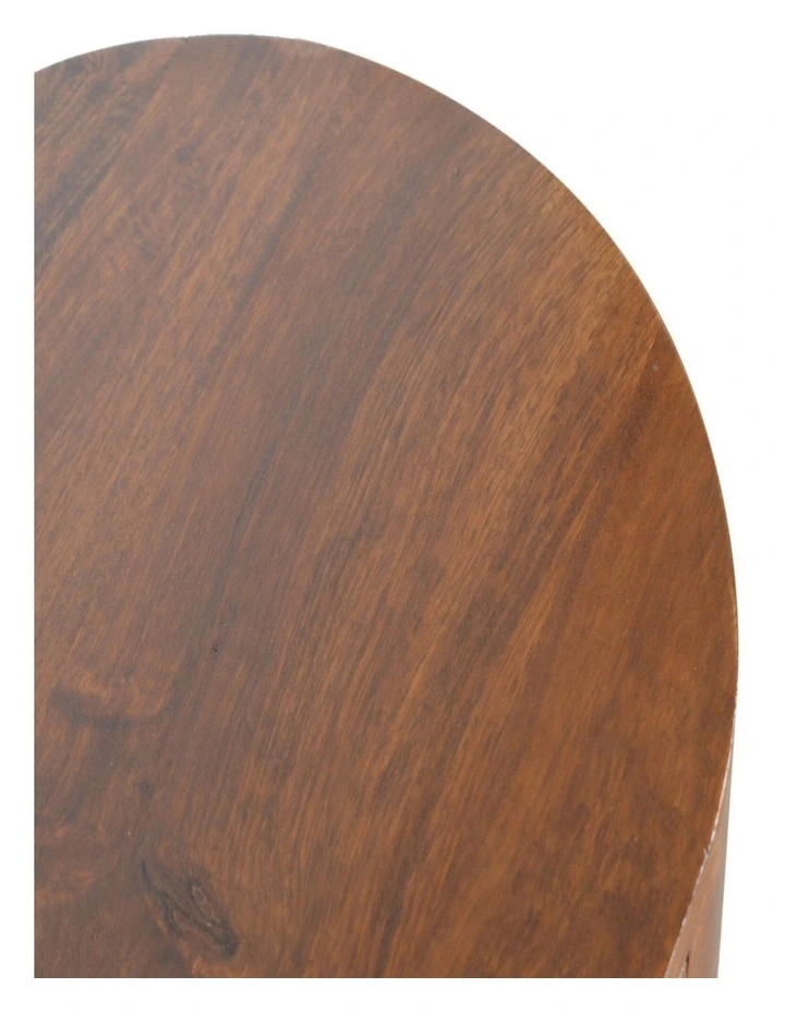 Solid Wood Albion Chestnut Console, 1 Drawer, Brown image 4