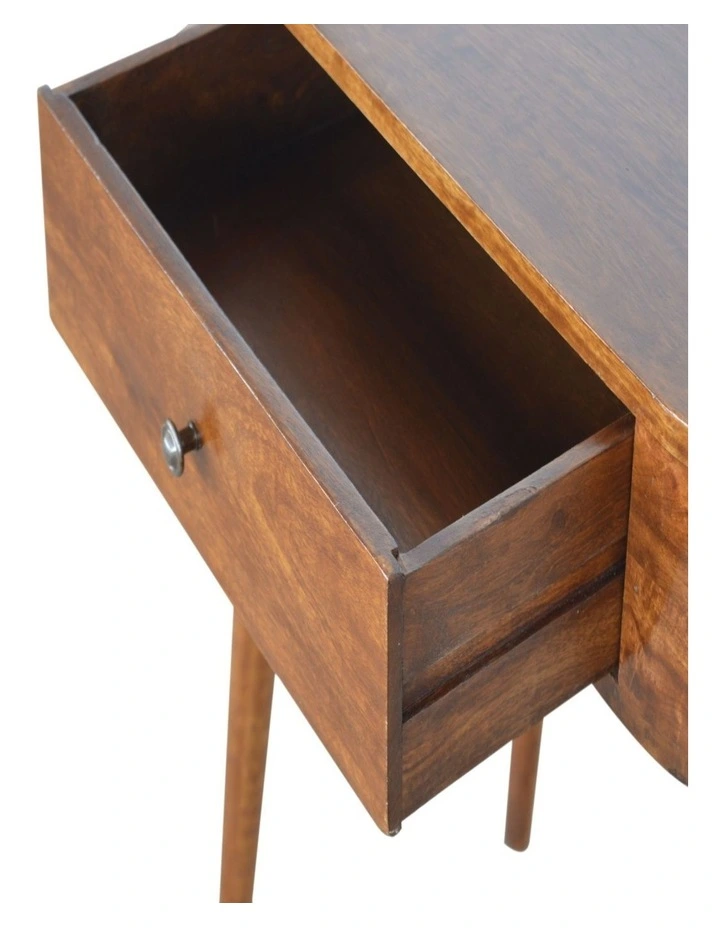 Solid Wood Albion Chestnut Console, 1 Drawer, Brown image 5