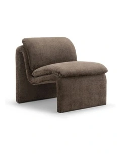 Curvee Occasional Chair in Chocolate