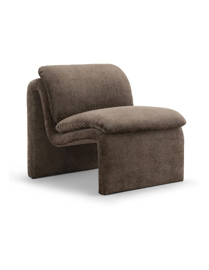 Curvee Occasional Chair in Chocolate image 1