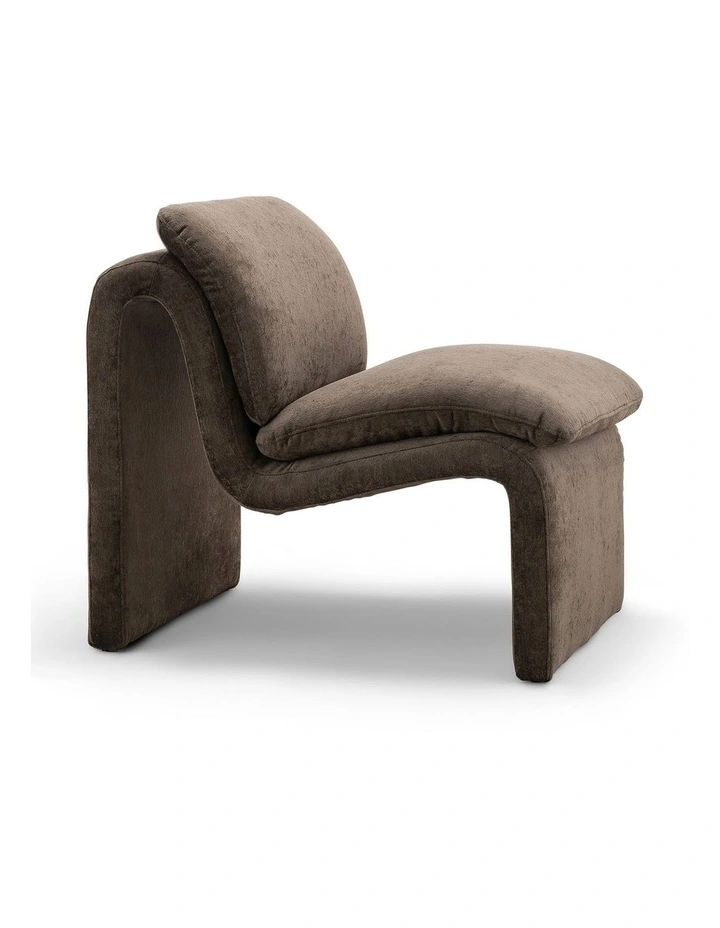 Curvee Occasional Chair in Chocolate image 3