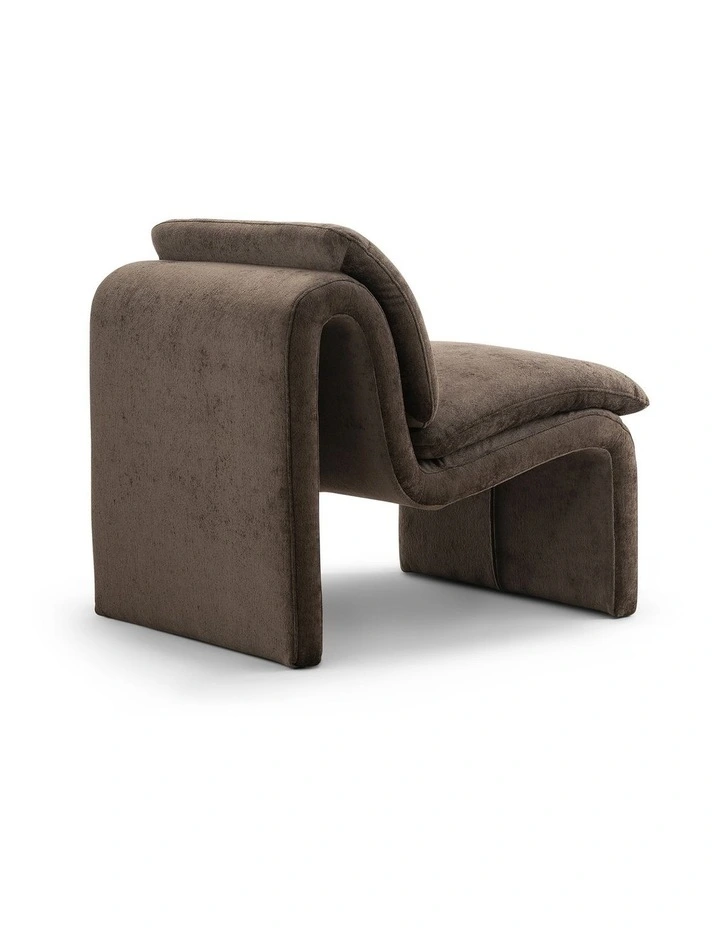 Curvee Occasional Chair in Chocolate image 4