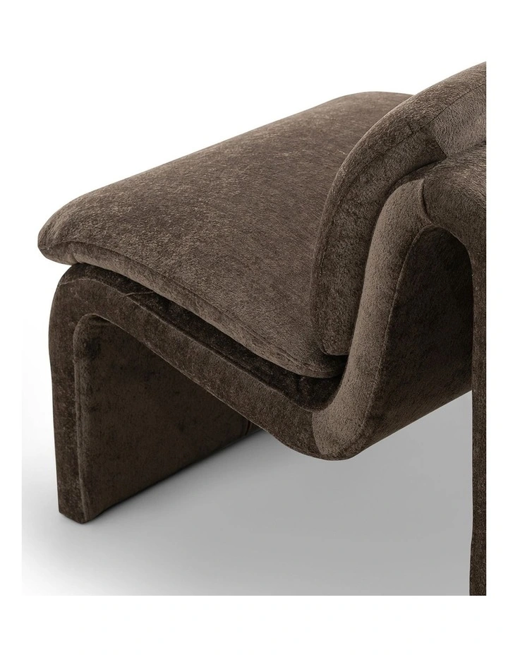 Curvee Occasional Chair in Chocolate image 5