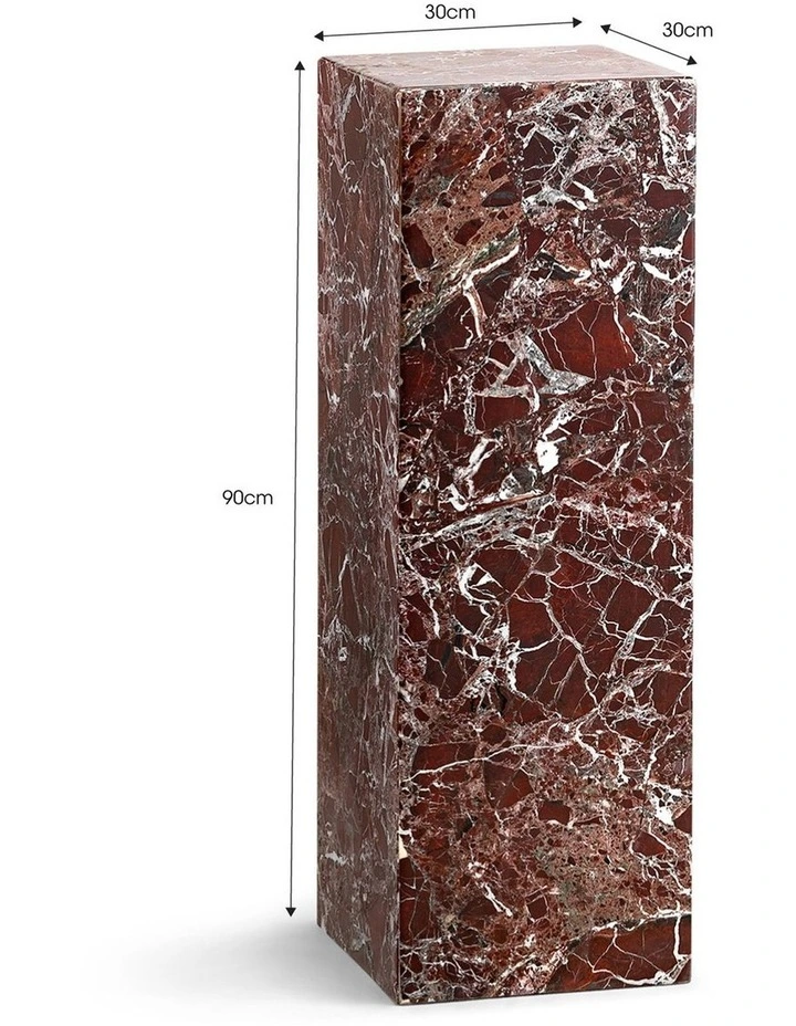 Cubie Plinth Tall in Rosa Levanto image 7