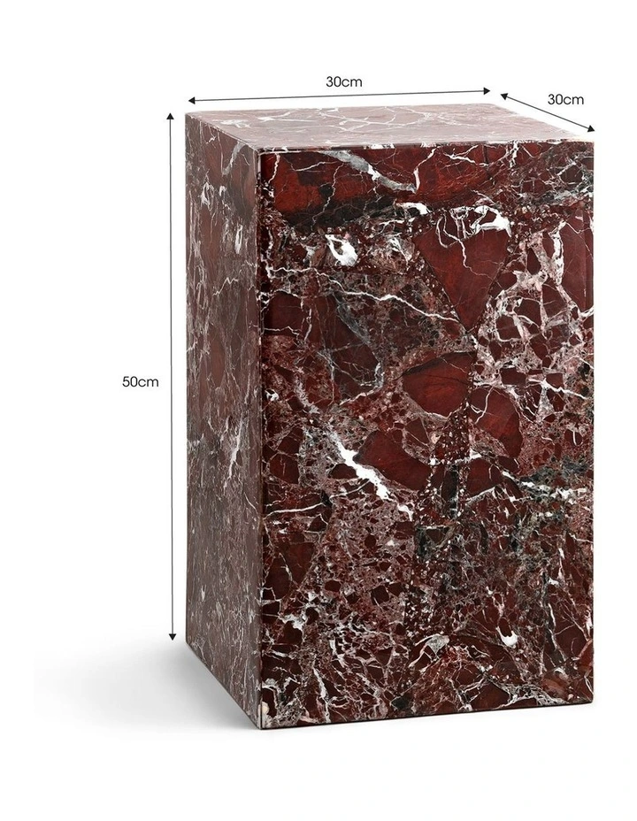 Cubie Plinth Small in Rosa Levanto image 7