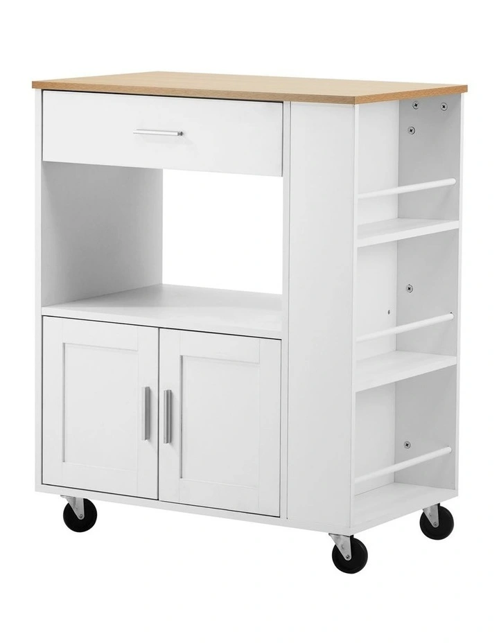 Oikiture Kitchen Island Trolley Rolling Serving Cart image 1