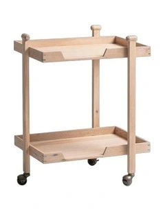 Oscar Natural Oak Trolley