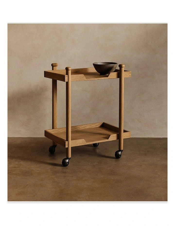 Oscar Natural Oak Trolley image 6