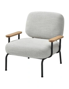 Mattia Upholstered Armchair Natural Pepper