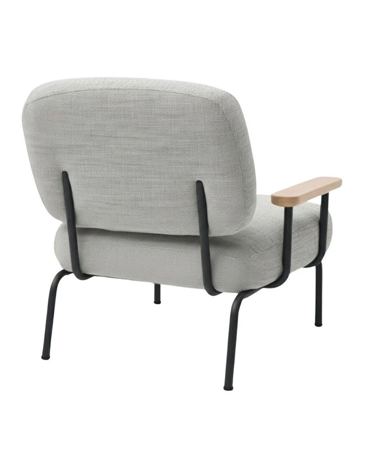 Mattia Upholstered Armchair Natural Pepper image 3