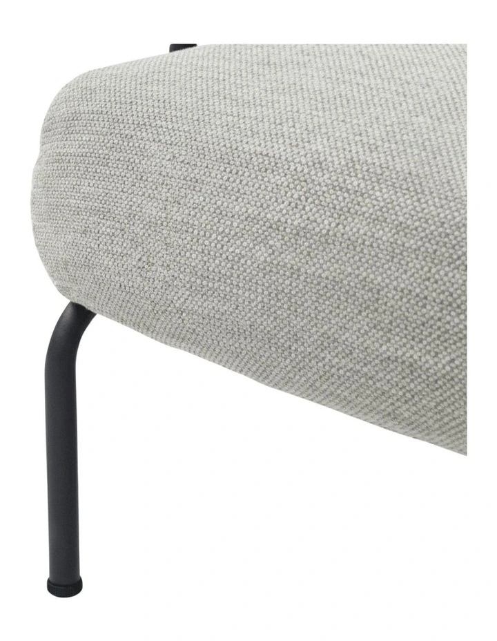 Mattia Upholstered Armchair Natural Pepper image 5