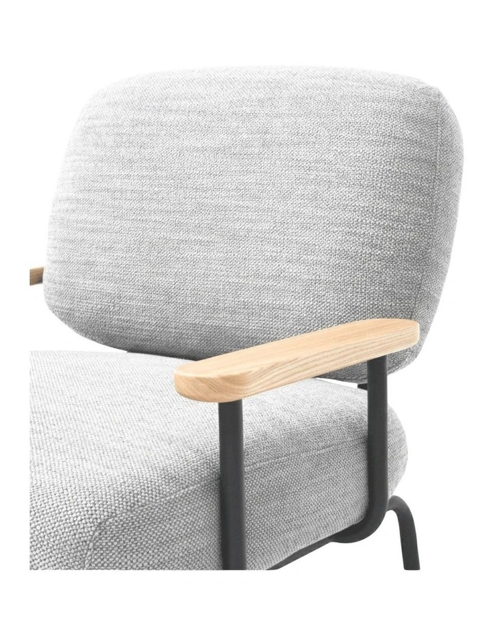 Mattia Upholstered Armchair Natural Pepper image 6