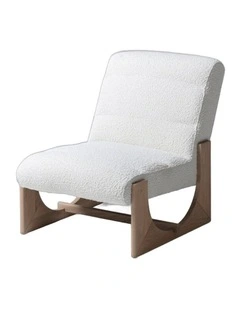Oscar Lounge Chair Boucle Natural & Oak