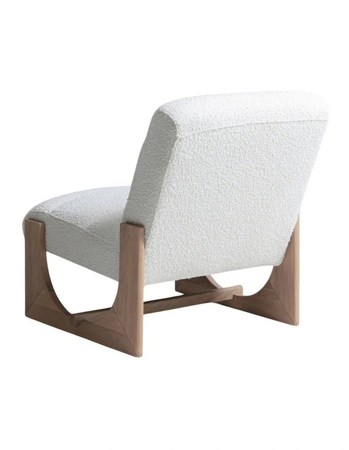 Oscar Lounge Chair Boucle Natural & Oak image 4